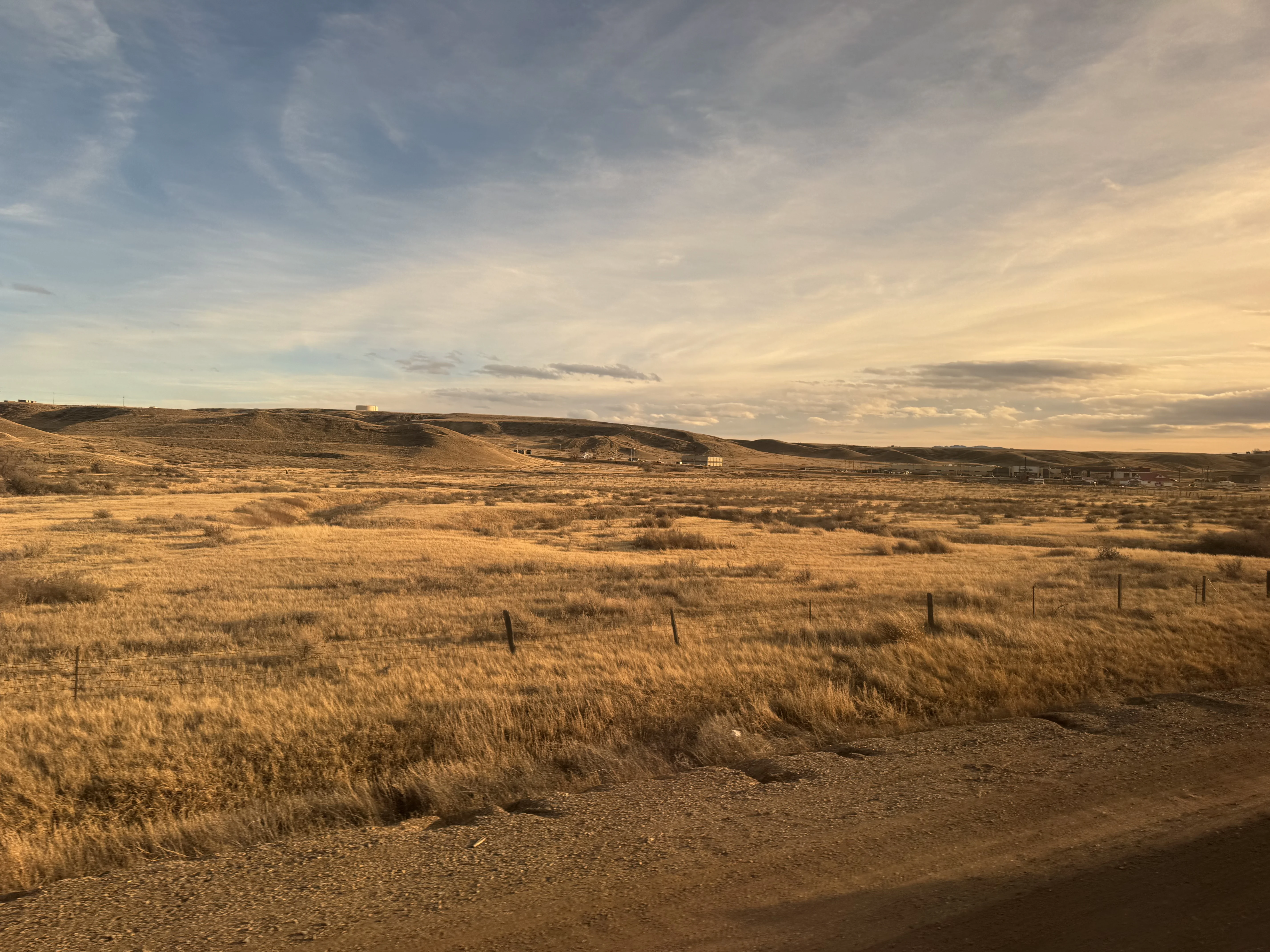 Getting toward sunset